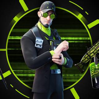 Crypto skin Fortnite wallpaper