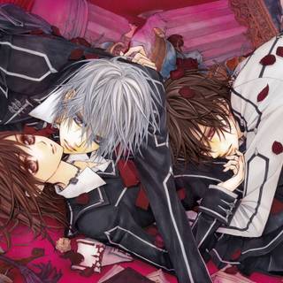Vampire anime couple wallpaper