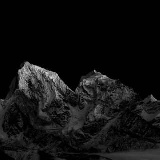 Minimalist black and white wallpaper