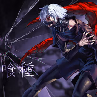 Ghoul anime desktop wallpaper