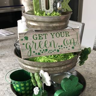 St Patrick's Day rustic wallpaper