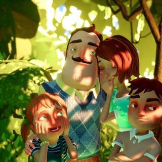 Garden neighbors wallpaper