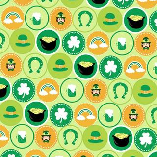 Saint Patrick's Day patterns wallpaper