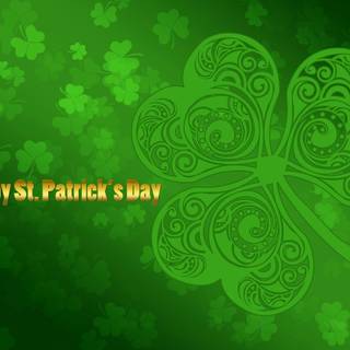 Saint Patrick's Day patterns wallpaper