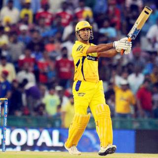 Full HD Dhoni desktop CSK wallpaper
