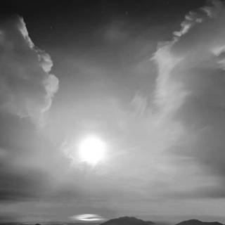 Sunset black HD Android wallpaper