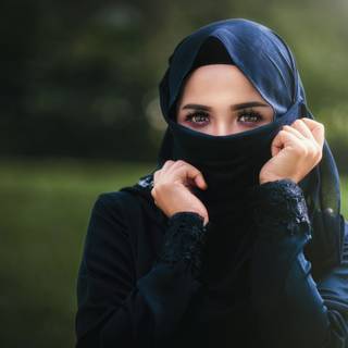 Photography hijab girl eyes 4k wallpaper