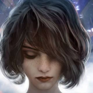 Women short hair wallpaper