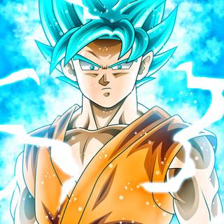 Super Saiyan Blue Goten wallpaper