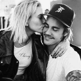 Justin and Hailey Bieber wallpaper