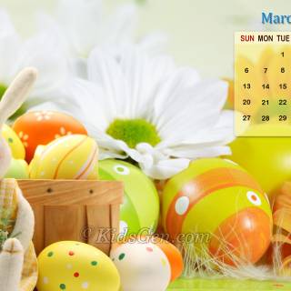 Saint Patrick's Day bunnies wallpaper