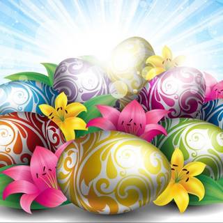 Easter art wallpaper