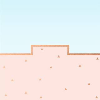 Rose gold blue iPhone wallpaper