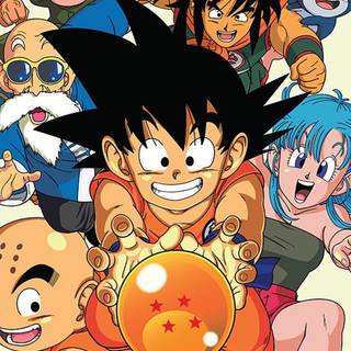Cool anime Dragon Ball family wallpaper