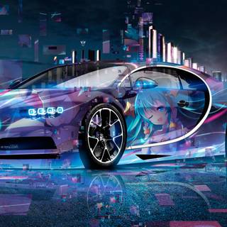 Anime cars wallpaper