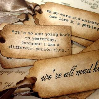 Alice in Wonderland quotes wallpaper