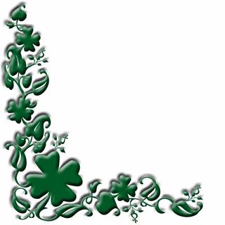 Happy Saint Patrick's Day four leaf clover wallpaper