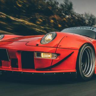 Porsche RWB 4k phone wallpaper