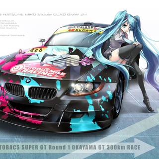 Car anime wallpaper