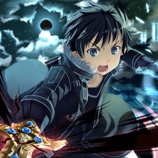 Anime Sao Kirito dark wallpaper