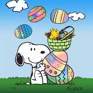 Snoopy spring time wallpaper