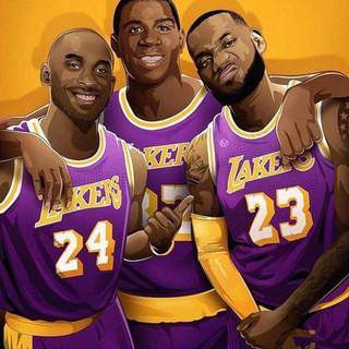 Kobe and Lebron iPhone wallpaper