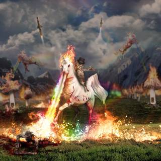 Unicorn rider wallpaper