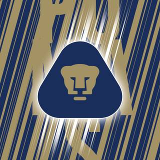 Pumas Unam logo Android wallpaper