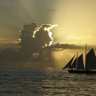 Sailing away wallpaper