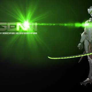 Genji Shimada minimalist wallpaper