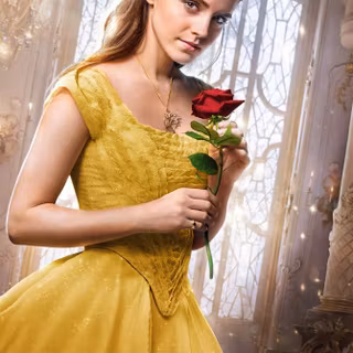 Emma Watson Belle phone wallpaper