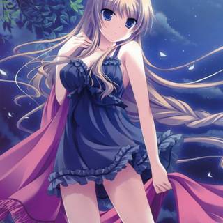 Anime girl mobile wallpaper