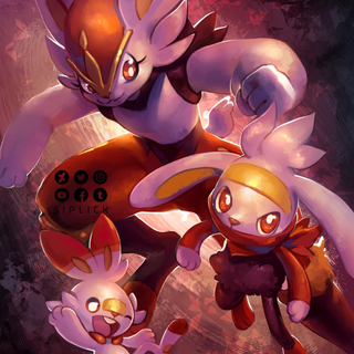 Cinderace desktop wallpaper