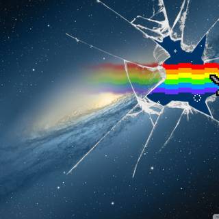 Rainbow cat wallpaper