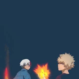 Bakugo phone wallpaper