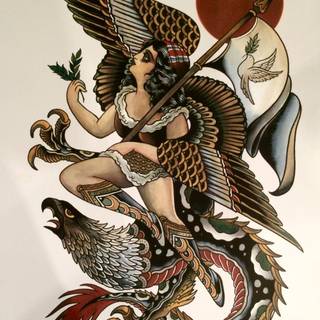 Spider tattoo wallpaper