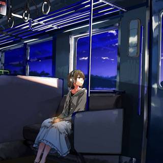 Aesthetic sad anime wallpaper