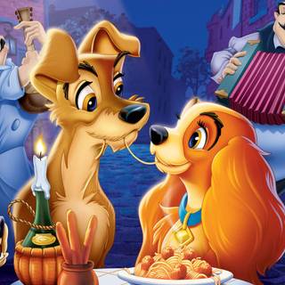 The Lady and The Tramp wallpaper