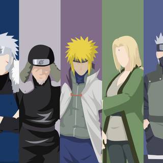 Naruto Uzumaki minimal art wallpaper
