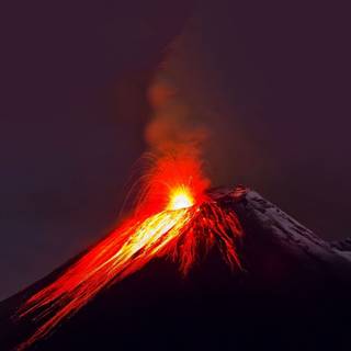 Volcano 4k wallpaper