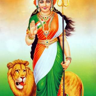 Flag with mother wallpaper