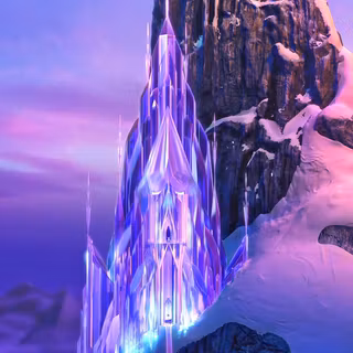 Ice castle wallpaper