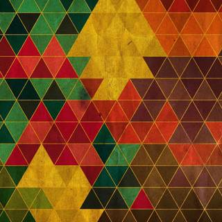 Triangle colorful pattern wallpaper