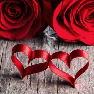 Garden of hearts wallpaper