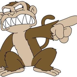 Evil monkey wallpaper