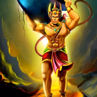 Hanuman Android phone wallpaper