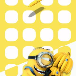Cute minions HD iPhone wallpaper