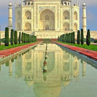 Taj Mahal phone wallpaper