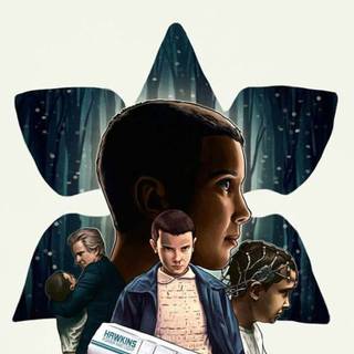 Cute kawaii Stranger Things wallpaper