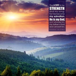 Early spring with Bible verses wallpaper